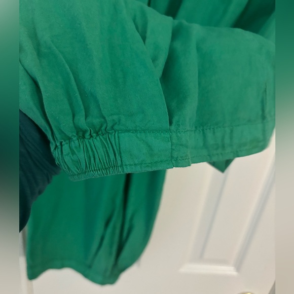 Free People To The Sky Parachute Pants In Lively Ivy - Picture 5 of 14